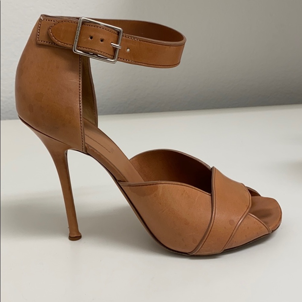 Authentic Celine High Heel Ankle Strap Sandal 40.5